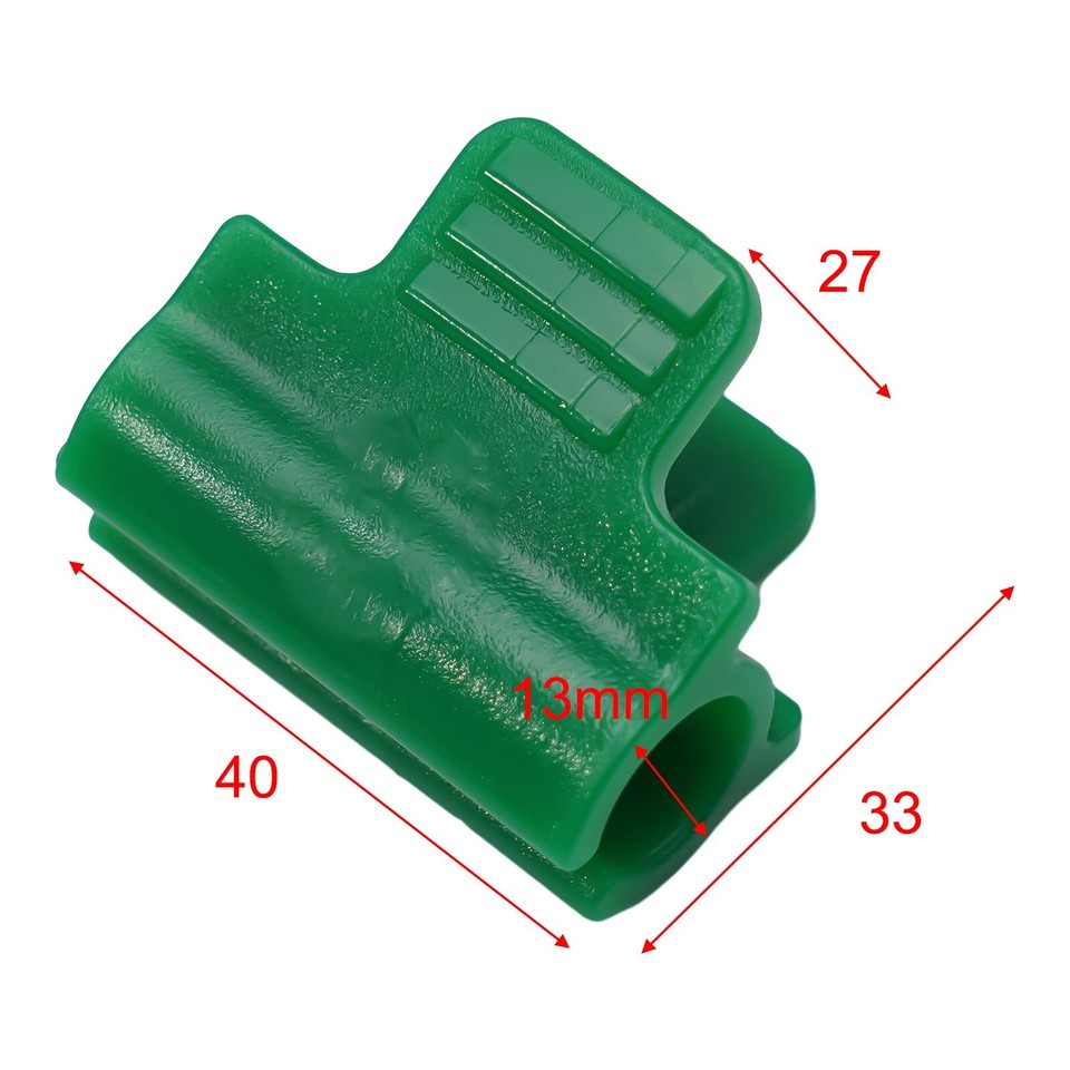 Convenient 40PCS Pipe Clamps for Greenhouse Garden Netting Hoop Clips