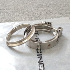 Stainless Steel Gt30 Gt35 Gtx30 Gtx35 Gtx40 Turbo Outlet V-band Flange Clamp Kit