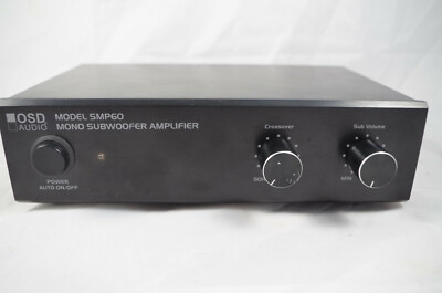 OSD Audio SMP60 Compact 75W Class A/B Mono Subwoofer Amp UNTESTED AS-IS