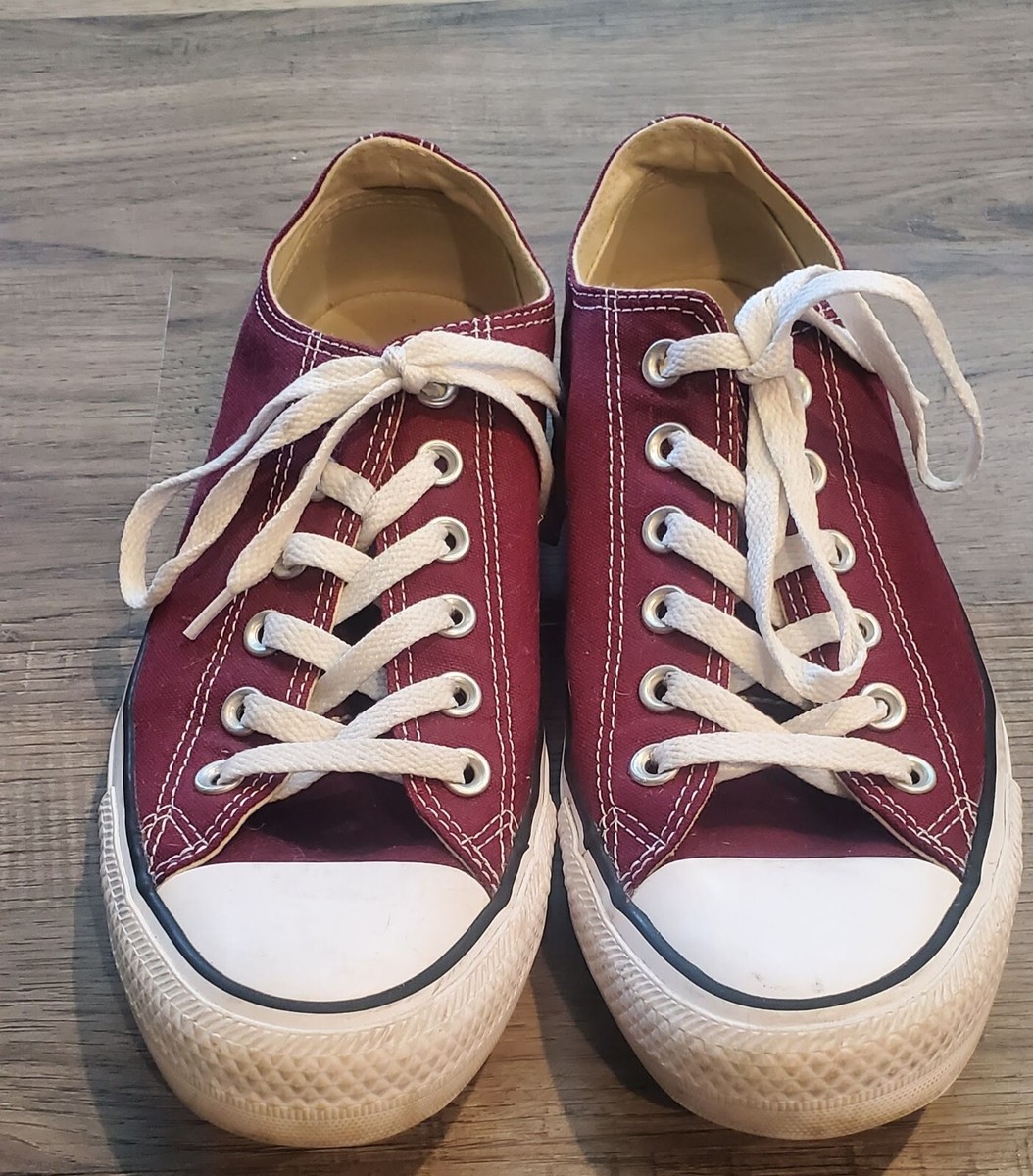 Converse All Star Low Top Sneakers 139794F Burgundy Red Men US