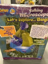 GeoSafari Jr. Talking Kids Microscope with 8 Slides