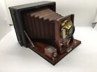 Antique Conley Junior Folding 4 x 5 Dry Plate Camera 1901 Brass Lens Bundle