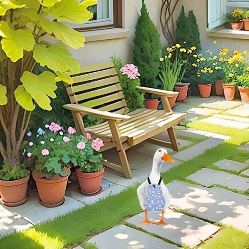 Red White Spot/Blue Flower Pet Duck Clothes Cole Duck Nappies' U4E2 - Picture 8 of 12