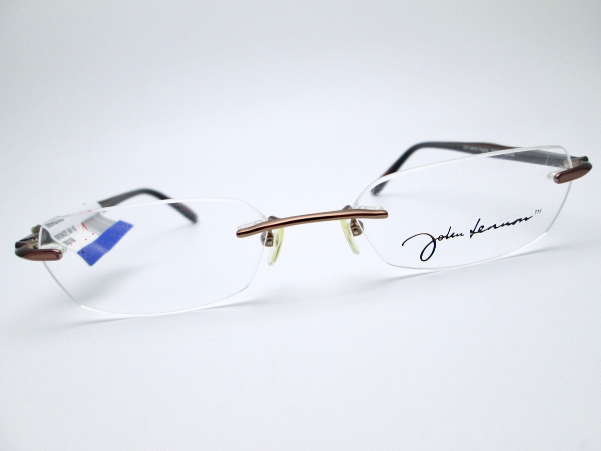 NOS • John Lennon • Imagine • Titanium Rimless Eyeglasses Frame 142