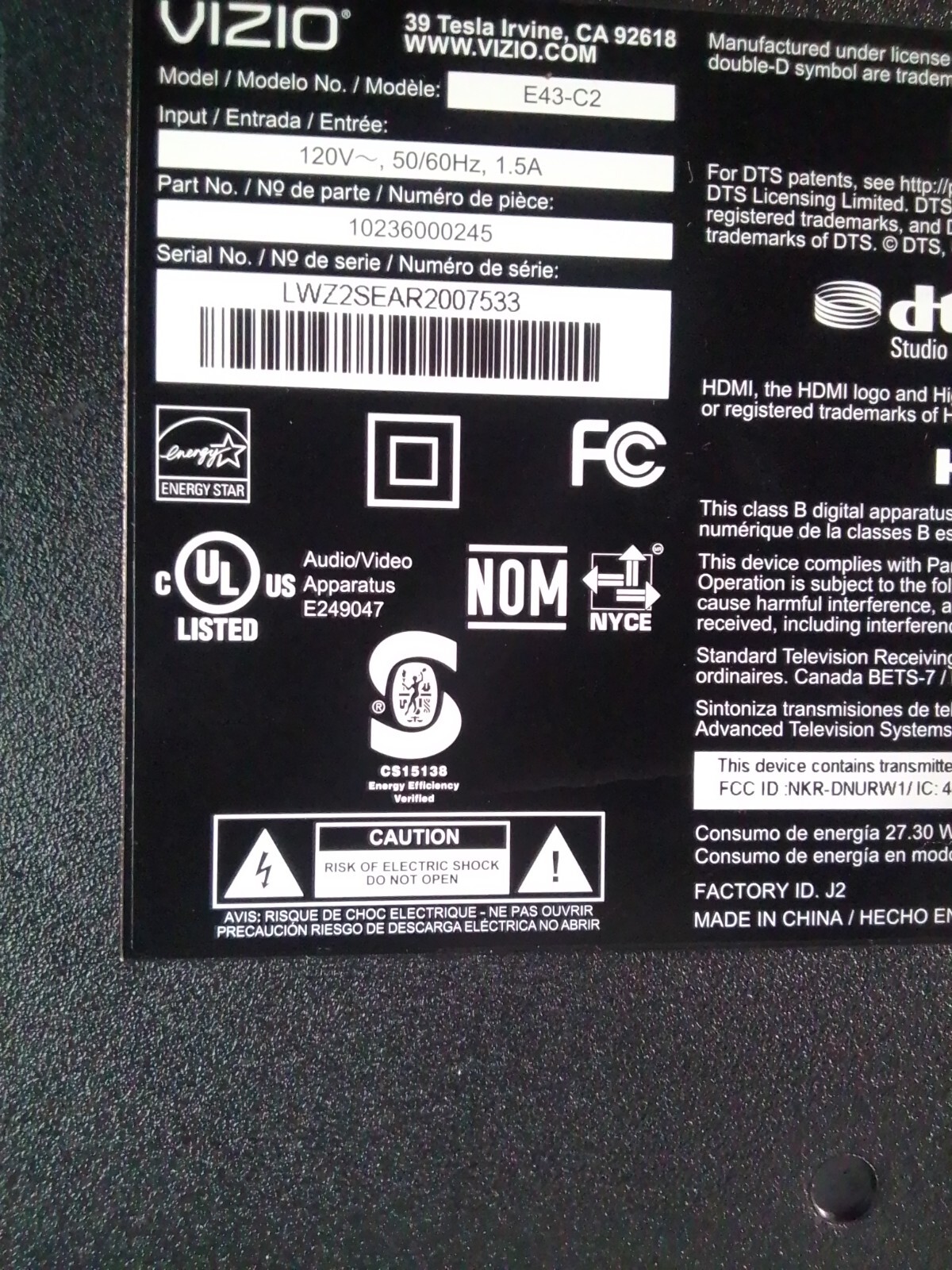 vizio tv repair parts eBay