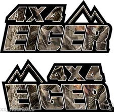 Eiger 400 4x4 Camo Gas Tank Graphics Decal Sticker Car ATV Quad Camouflage ltf