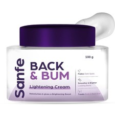 Sanfe Back  Bum Cream for Dark Spots Remove Dead Skin for Women 100gm