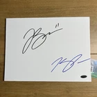 Jalen Brunson & Karl Anthony Towns Signed Canvas Board Autographed COA Knicks