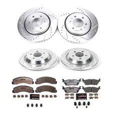 Power Stop K6803-36 Truck And Towing Z36 Brake Pad & Rotor Kit Cross-drilled And