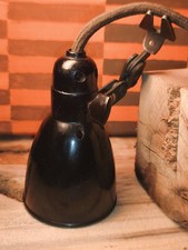 Bakelit Klemmlampe mit Schalter, Original Kein Nachbau Kaiser Idell ? Antik Loft