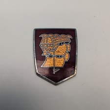 Rare 1931-1932 Plymouth Pa Pb Radiator Emblem Badge - Mayflower Ship Enamel