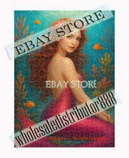 500 piece jigsaw puzzle Crimson Reef Mermaid ocean theme
