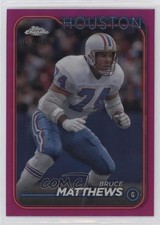 2024 Topps Chrome Magenta Refractor 51/399 Bruce Matthews #190 HOF 1bn9
