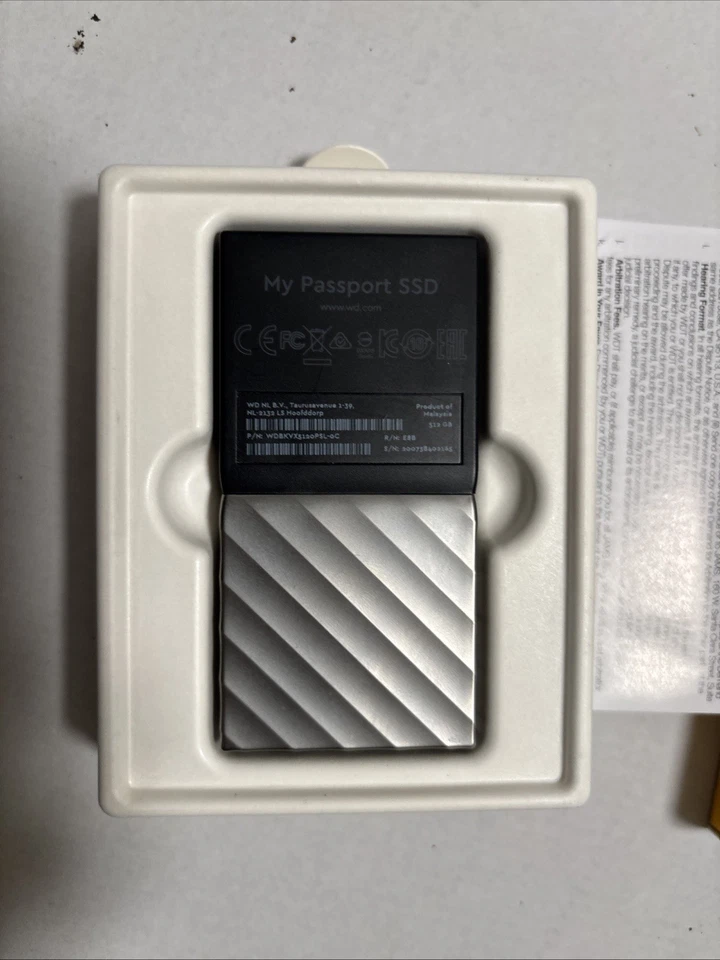 WD 512GB My Passport SSD Portable Storage - USB 3.1 (Black-Gray ) - Image 4 of 4