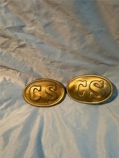 Two CS Belt Buckles, C.S.