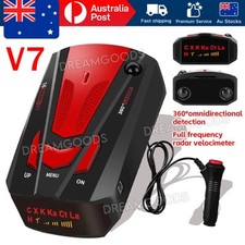 Radar Detectors V7 GPS Speed Voice Alert Laser Car Speedometer 360° Camera Truck
