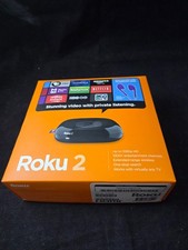 Roku 2 Media Streamer W/ Headphone Jack- Black 2720R