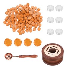 Wax Seal Kit, 150 Wax Beads, Candles, Fresh Orange