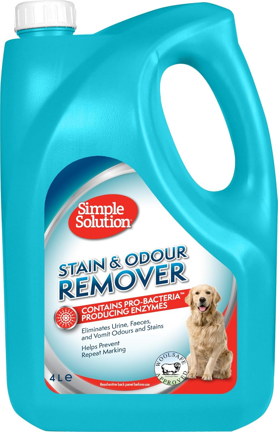 Simple Solution 90424-2P Elimina Macchie e Odori Cani 4L - Prezzo Outlet