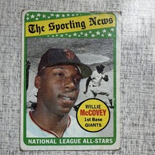 Topps 1969 Sporting News All-Star Willie McCovey #416 Giants Tony Oliva BG
