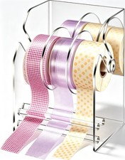 Sticker Dispenser Roll Holder, Acrylic Label Organizer