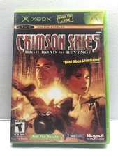 Crimson Skies: High Road to Revenge (Microsoft Xbox, 2003) Complete w/ Manual