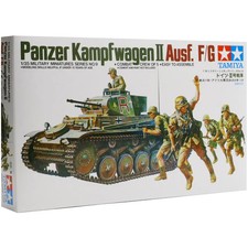 Tamiya Panzer Kampfwagen II Ausf. F/G 1:35 Scale WWII German Tank Model Kit