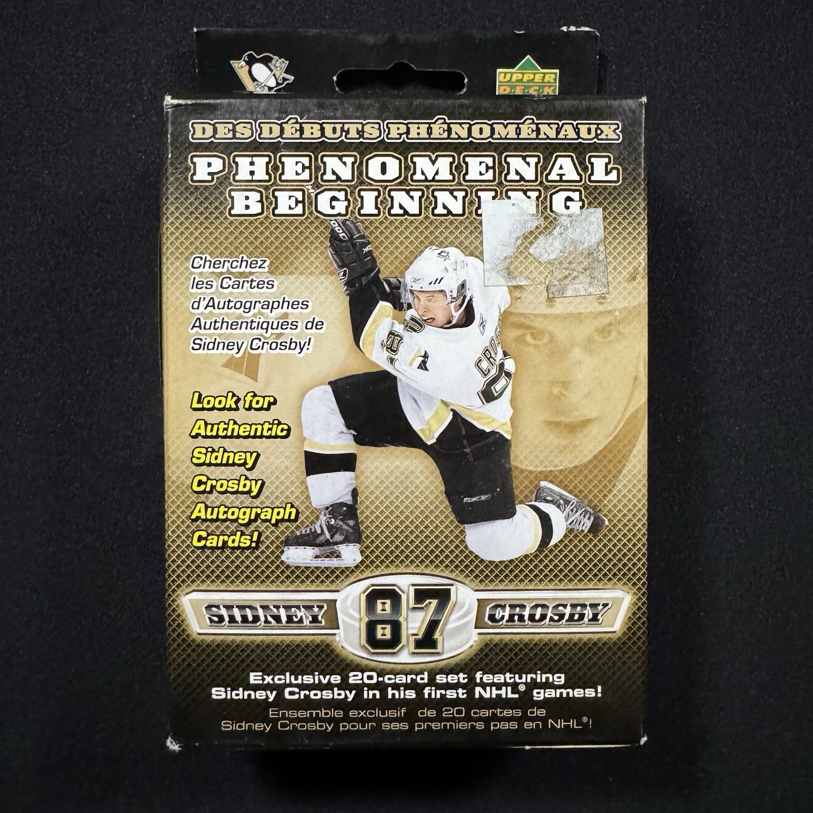 Sidney Crosby 2005 Upper Deck Phenomenal Beginning Rookie Sealed Box Set Auto?