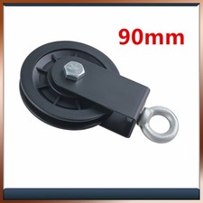 90mm Seilrolle mit Öse Umlenkrolle 360° Dra...