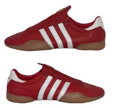 adidas Originals Womens Taekwondo Me Red White Multi Size 9.5 Leather JR2646