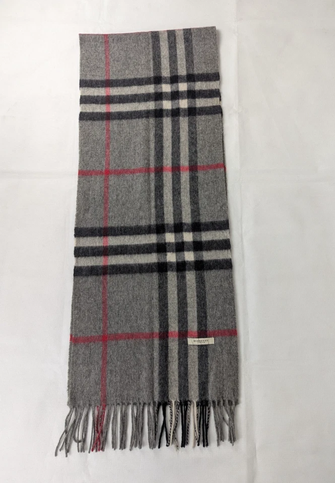 BURBERRY классический Nova чек шарф - серый клетку - подлинный - быстрая доставка сейчас - Изображение 4 из 4