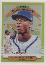 2019 Panini Donruss Optic Diamond Kings Lime Green Prizm Ronald Acuna Jr #16 5aj