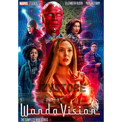 WandaVision (2021) Custom DVD The Complete Mini Series High Quality All Region