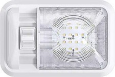 12V Led Ceiling Dome Light Interior Lighting for Trailer Camper with Switch, Sin