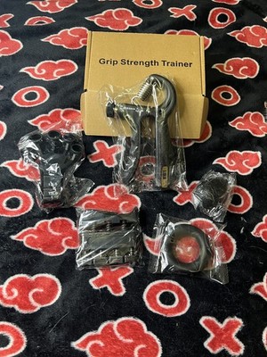 New Grip Strength Trainer Kit Hand Gripper Gym & Training Black Unisex Adults