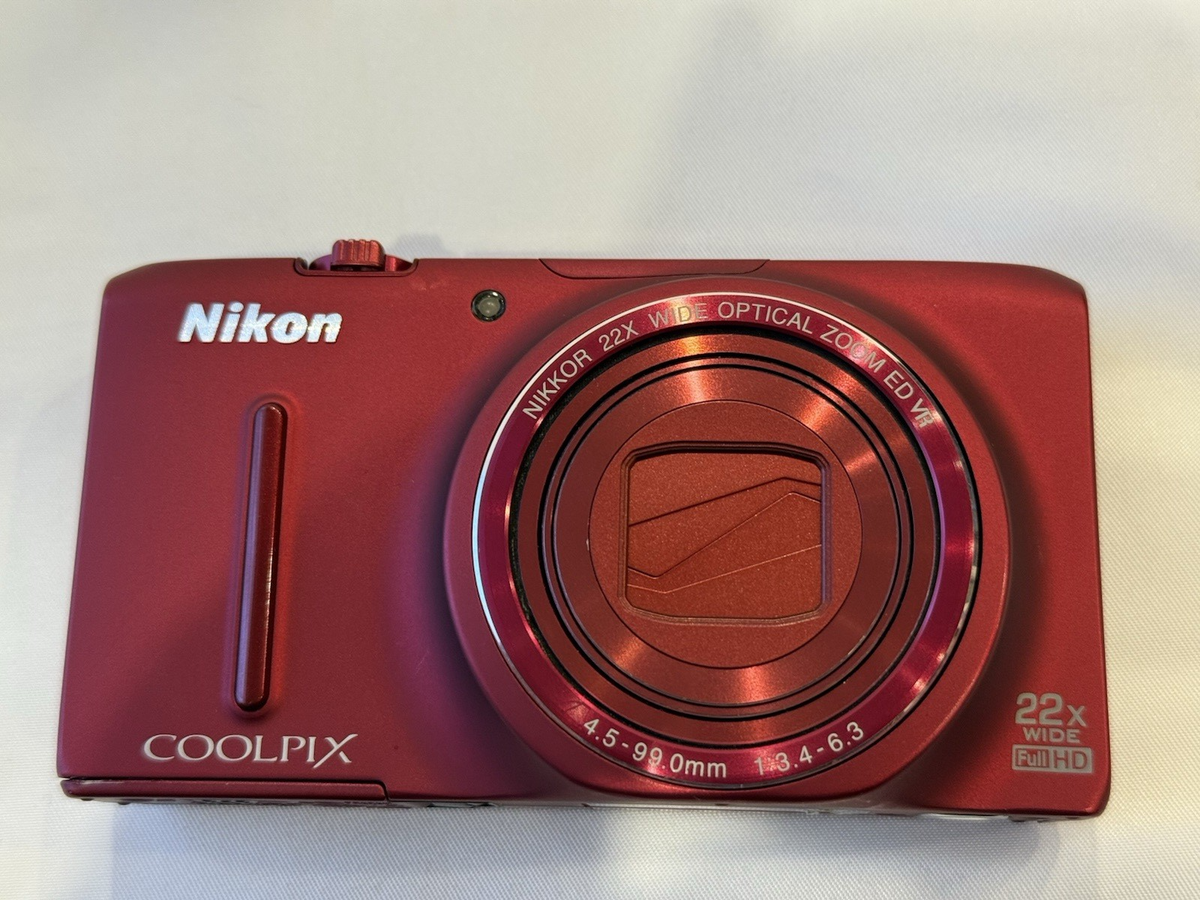 Nikon COOLPIX S9500 18.1MP Digital Camera - Red for sale online | eBay
