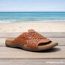 NEW Taos Guru Women's Leather Comfort Sandals (Free Shipping & Below MSRP)