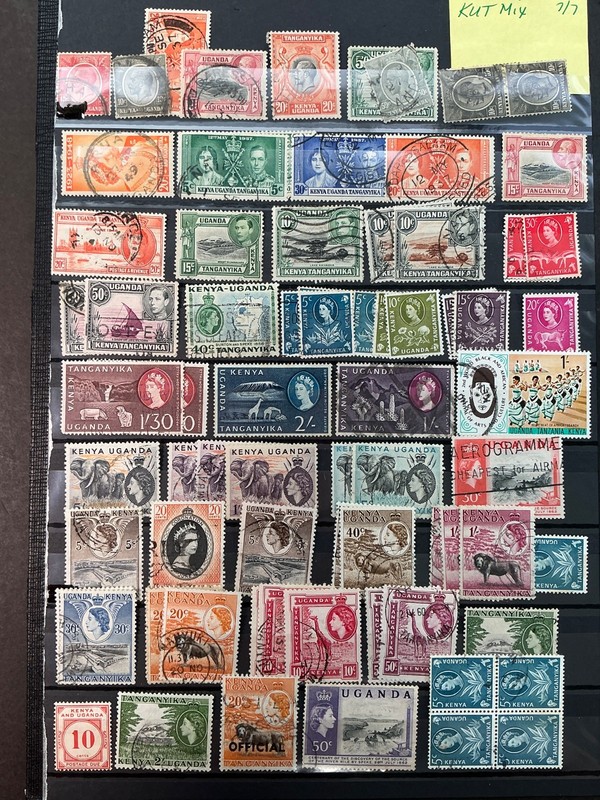 KENYA UGANDA TANGANYIKA BIG  BOX BARGAIN LOT - unpicked by me 😉