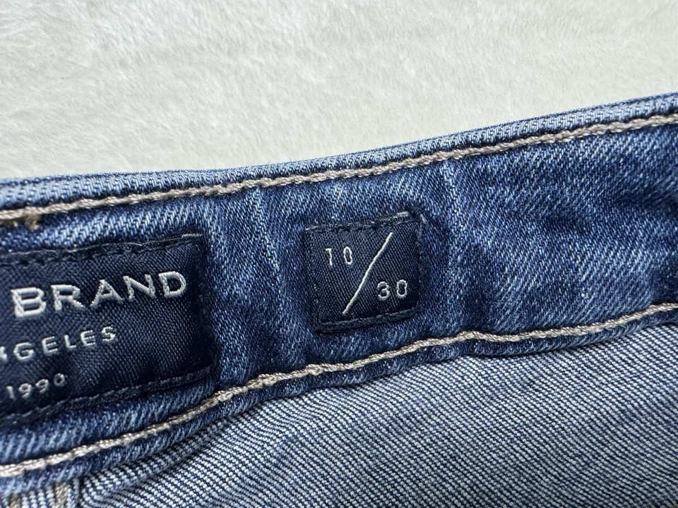 Lucky Brand шорты женщин 10 синий Jean джинсовой ткани свернуть вверх эластичной женщины - Изображение 3 из 4