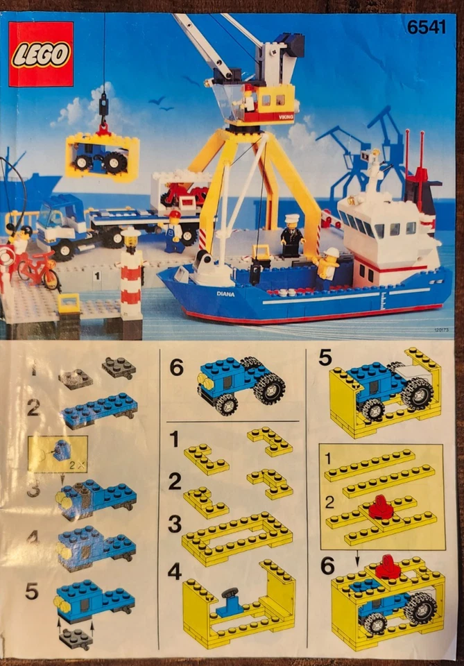 Lego Classic Town Intercoastal Seaport 6541 - Vtg 1991 - Image 2 of 4