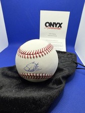 Jairo Pomares Signed Baseball Beckett Authenticated Auto Onyx SF Giants Prospect