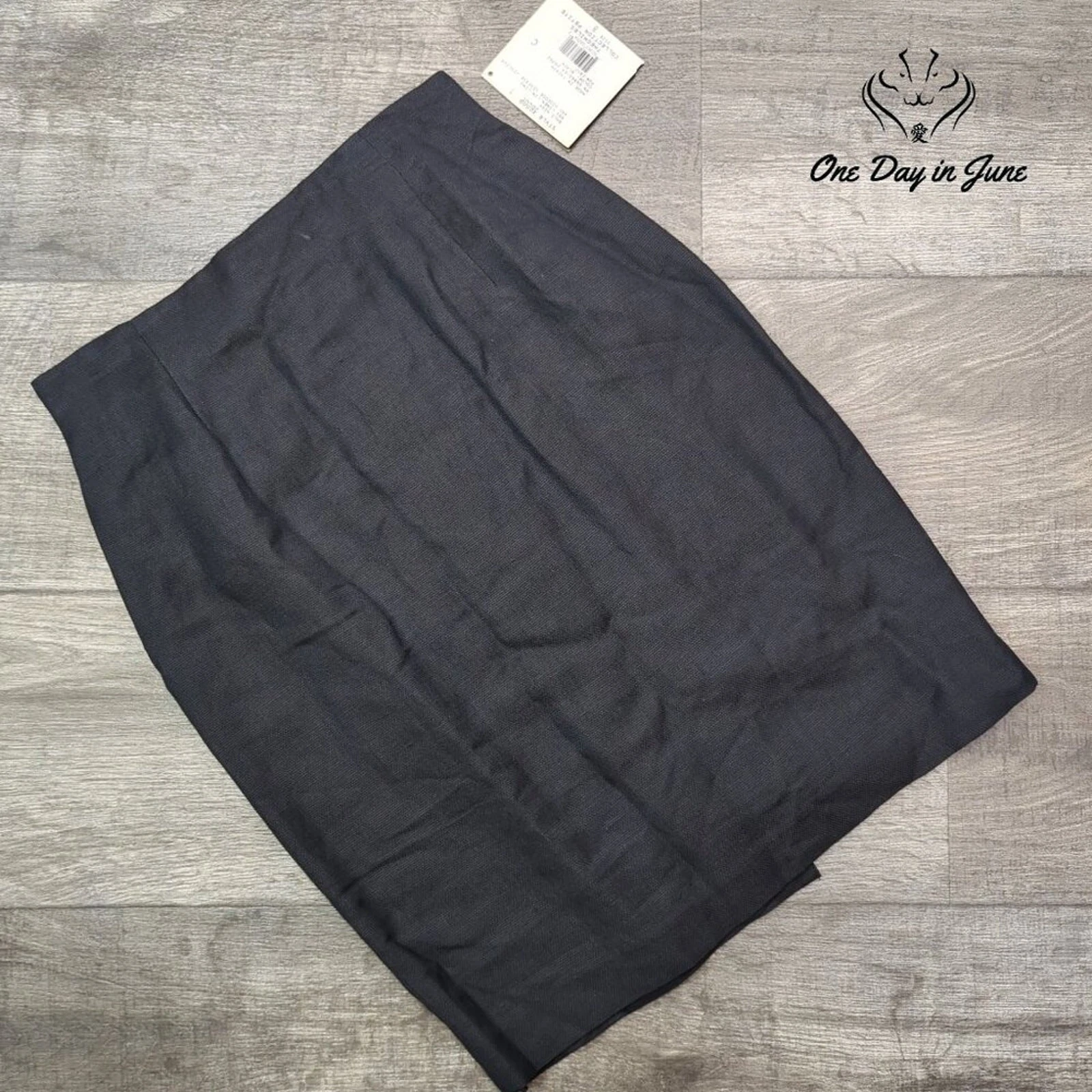theomiles Petite Linen Lined Pencil Skirt Size 8P
