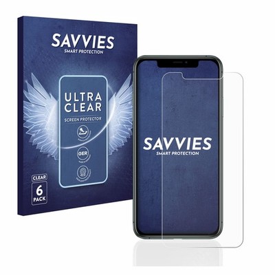 6x Schutzfolie für Apple iPhone 11 Pro Max Displayschutz