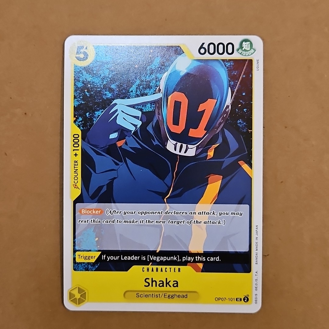 One Piece Shaka (OP07-101/201) OP07 500 Years in the Future NM TCG CCG