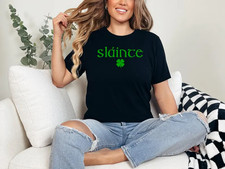 St. Patrick's Slainte Shirt, Shamrock Clover, Irish Luck Sweatshirt