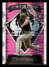 2022 Panini Chronicles #21 Reiss Knehr Rookie Crusade Pink Pulsar Padres