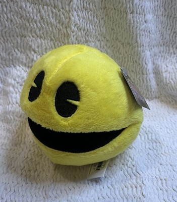 Pac-Man Battle Royale Plush Yellow 5'' Arcade Bandai Namco Toy Factory NWT