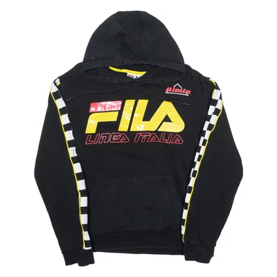 FILA Biella Sweat À Capuche Noir Pour Homme M - Photo 1/4