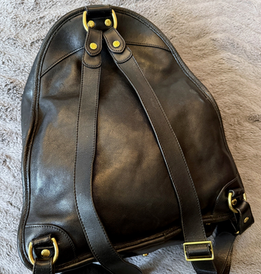 Vintage Ghurka Leather Backpack Rucksack No. 33 Black | eBay