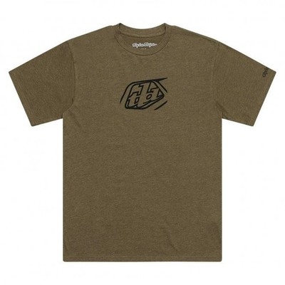 Troy Lee (FA25) Herren T-Shirt - BADGE - Olive Heather